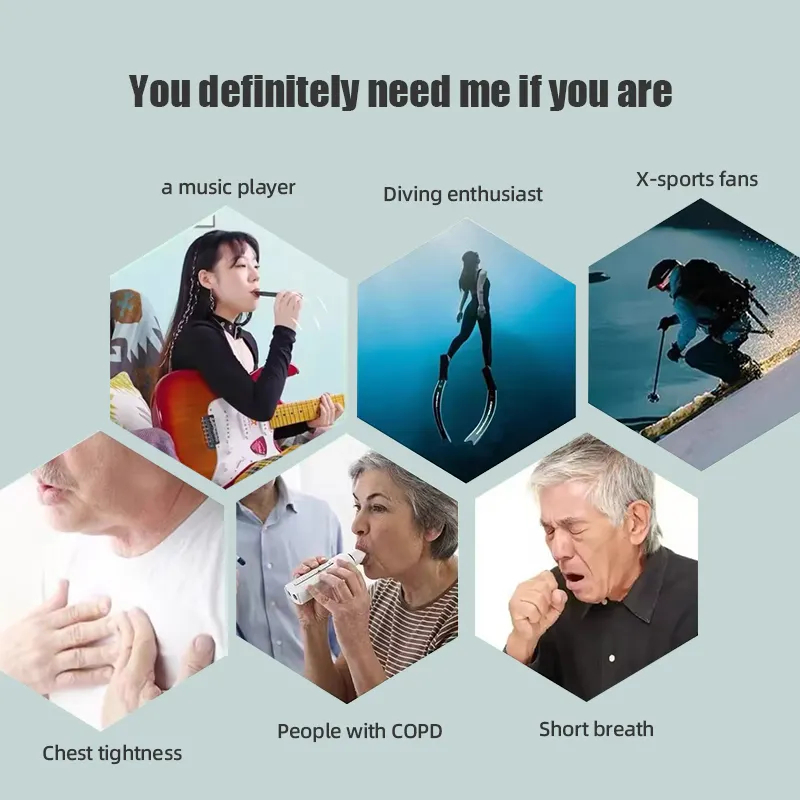 고품질 스마트앱 제어 호흡 트레이너, 디지털 맞춤형 휴 - Health & Wellness Resources 리뷰 및 가격